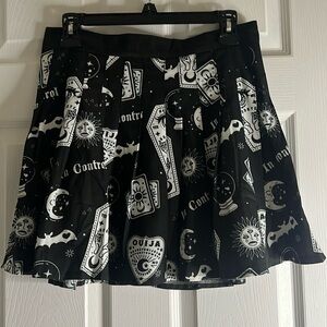 NWOT In Control Clothing Fitted Witchy Mini Skirt